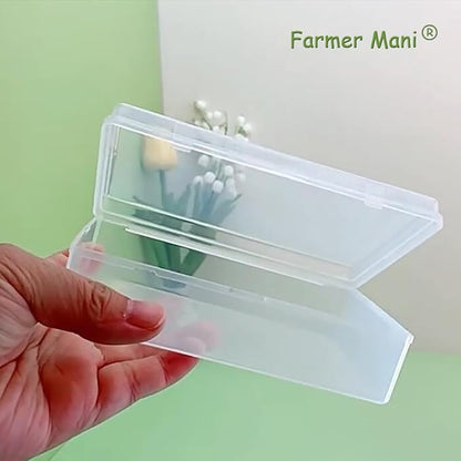 2 Pack 5.24x3.31x1.58 Inches Rectangular Clear Small Plastic Storage Containers - Image 4