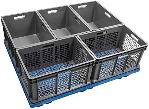 Akro-Mils 37686 Plastic Straight Wall Container Tote - Image 6