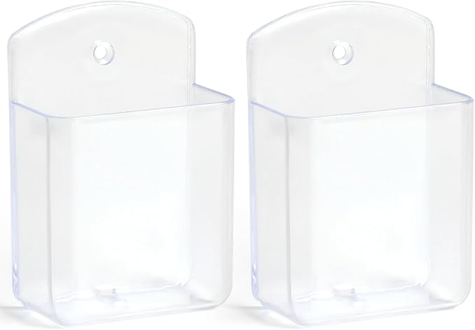 2 Pcs Remote Control Holder Wall Mount, TV Controller Holder, Self Adhesive by BuyNow