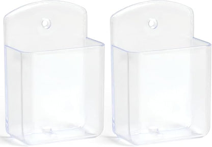2 Pcs Remote Control Holder Wall Mount, TV Controller Holder, Self Adhesive by BuyNow
