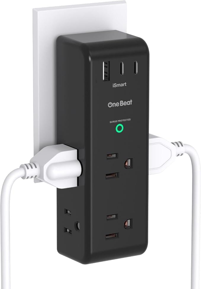 Surge Protector Outlet Extender by OneBeat