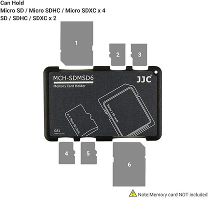 6 Slots SD Micro SD Card Case Storage Organizer, Lightweight Ultra-Thin Credit - Image 7