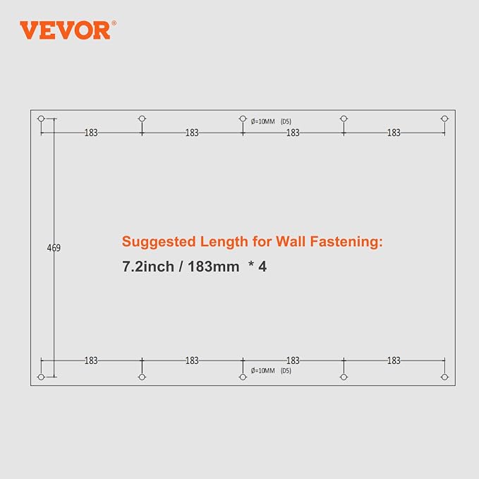 VEVOR Metal Storage Cabinet, 120lbs Load Capacity per Shelf, Press to Close & - Image 8