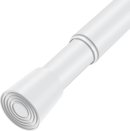 White Adjustable Shower Curtain Rod 28-64 Inches 1pc, 7/8" Diameter Anti-slip by Unknown