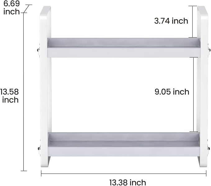 Bathroom Counter Organizer, Bathroom Countertop Organizer, Counter Shelf - Image 3