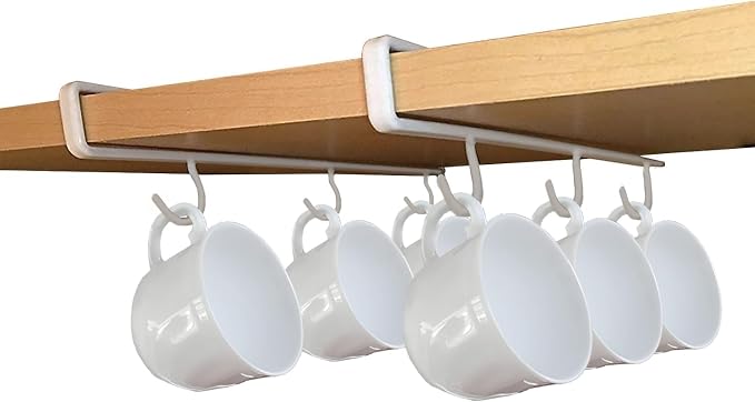 Better Houseware Coffee Mug Holder, Under-Shelf Mug Rack by BetterHouseware