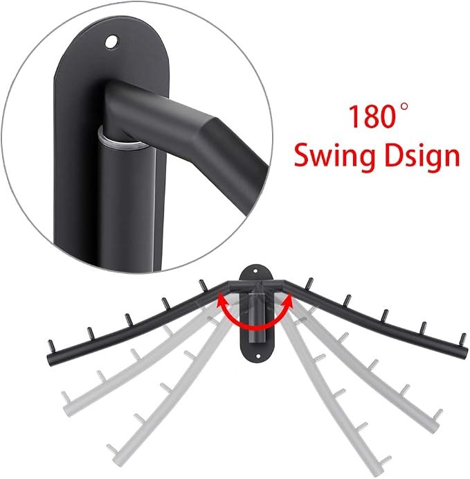 Sumnacon Stainless Steel Clothes Hanger Rack-Wall Mount Garment Hook - Image 4