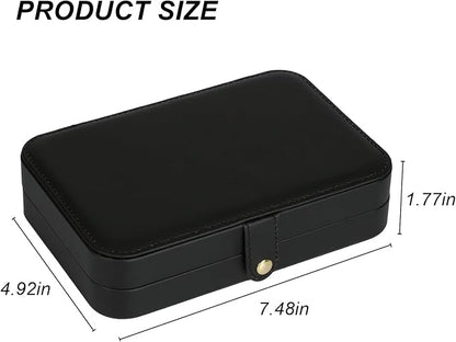 Small Jewelry Box, Travel Jewelry Case Portable Jewelry Boxes - Image 7