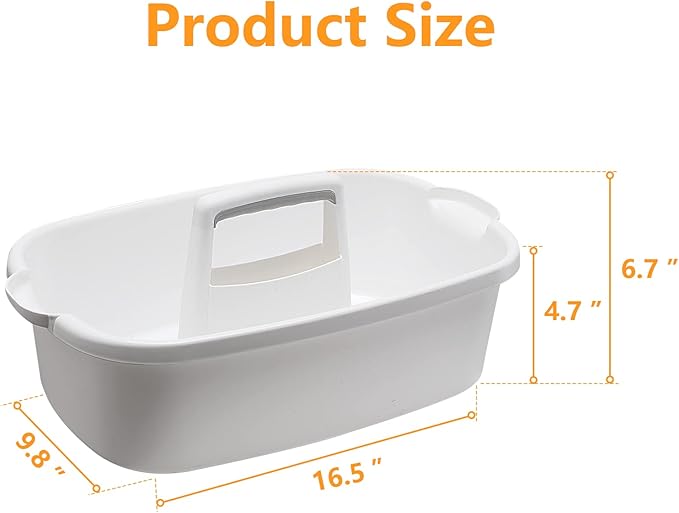 Goderewild 2 Pack Multi-Purpose Plastic Cleaning Caddy - Image 3