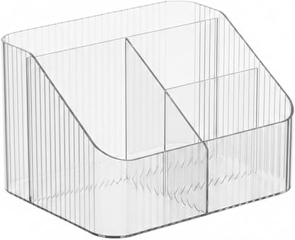 360° Rotating Acrylic Makeup Organizer, Compact Countertop Caddy by Unknown