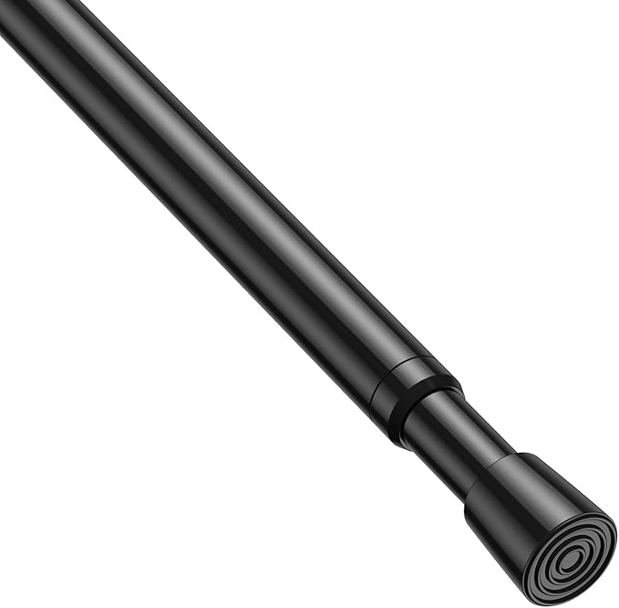 1 Pack Spring Tension Rod, Adjustable 26-39 Inch No Drill, Fits Windows Kitchen by ZipGloTensionRod