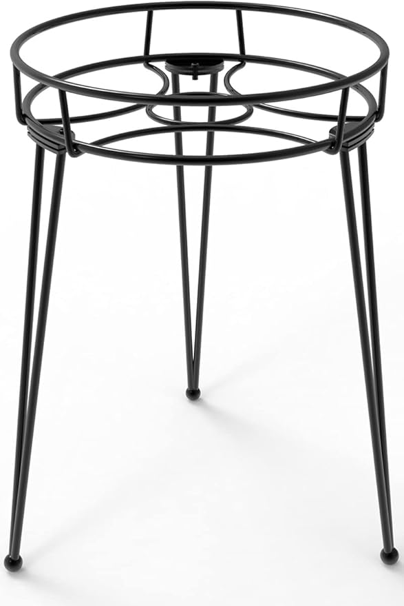 Midcentury Modern Metal Potted Plant Stand 18.7 inches Tall Flower Pot Holder by iLTreFlo
