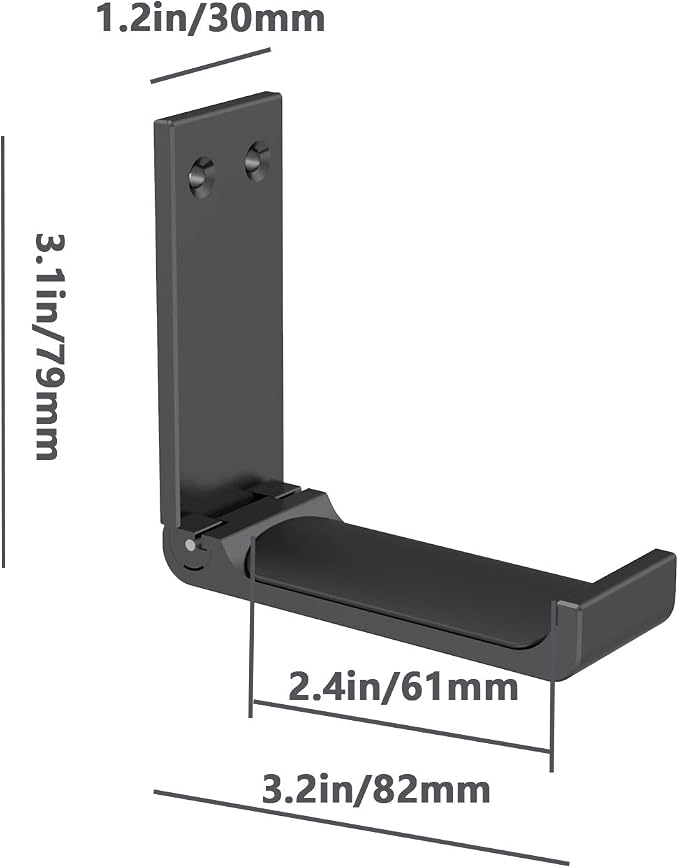 Headphone Stand Hanger, Headset Holder Mount, Aluminum Hook - Image 4