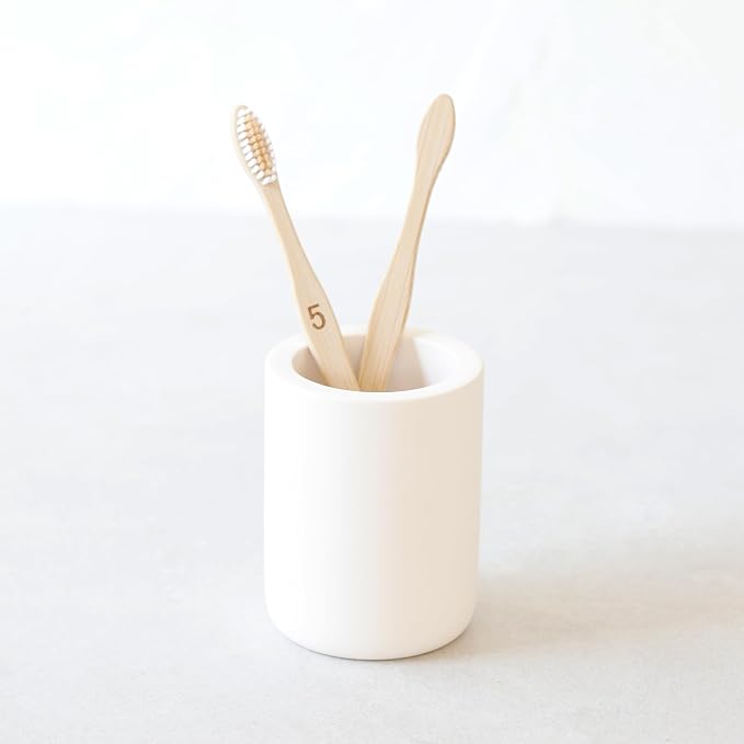Selegna Drying Stone Toothbrush Holder, Diatomite Toothbrush Holders by Selegna