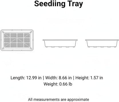 Durable Resin Seedling Tray for Indoor Plant Propagation, Sturdy Germination - Image 7