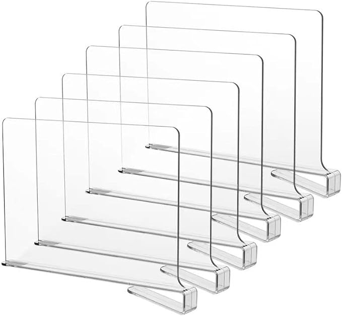 LikeU Shelf Dividers for Closets by Makeyoulovelifemore
