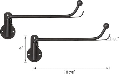 Mkono Wall Mounted Drying Rack Laundry Clothes Hanger - Image 7
