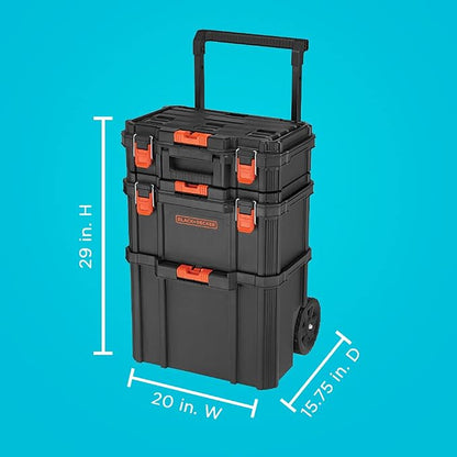 beyond by BLACK+DECKER BLACK+DECKER BDST60500APB Stackable Storage System - Image 3