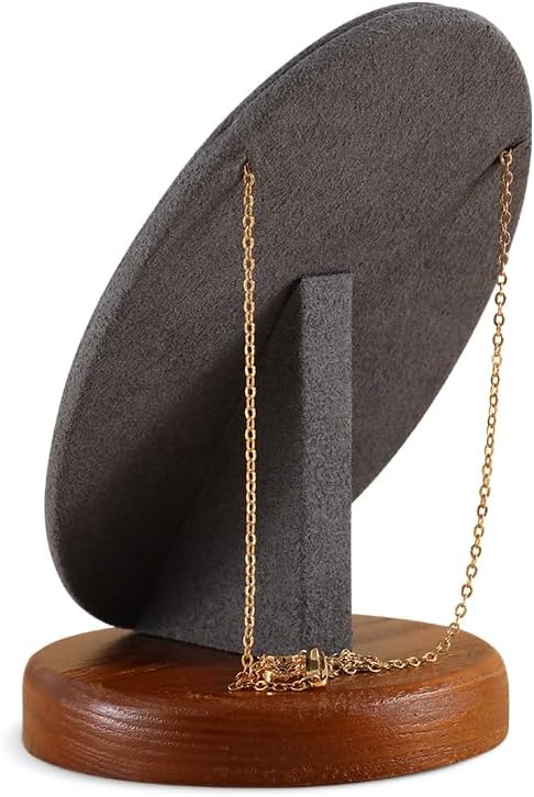 Necklace Holder, Small Jewelry Organizer Stand, Wooden Necklace Stand, Premium - Image 8