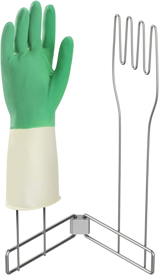 KORRTFID Kitchen Glove Holder, Stainless Steel Glove Rack, Kitchen Vertical by KORRTFID