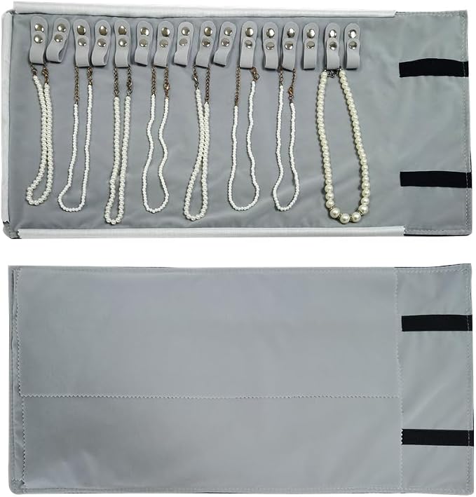 Velet Travel Jewelry Case Roll Bag Organizer - Image 3