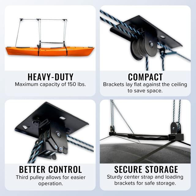 Teal Triangle Ceiling Storage Hoist - Image 2