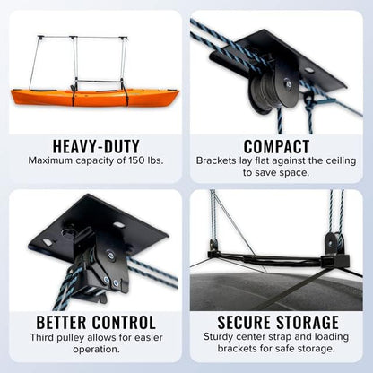 Teal Triangle Ceiling Storage Hoist - Image 2