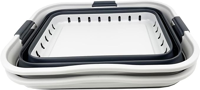 SAMMART 42L Collapsible Plastic Laundry Basket - Image 3