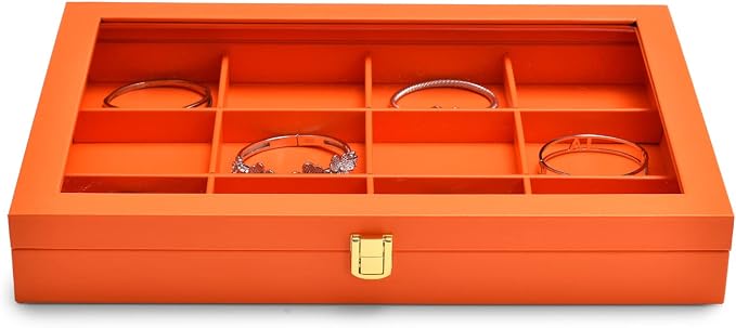 Oirlv Premium Leather Jewelry Organizer Tray - Image 3