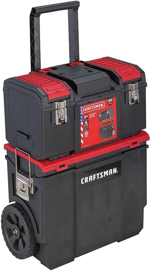 CRAFTSMAN 19-in. 3-in-1 Rolling Tool Box by CRAFTSMAN