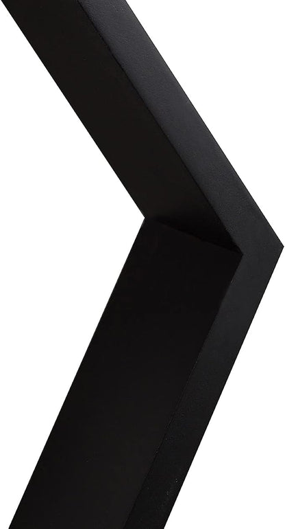 ROSE BLOOM Set of 3 Black Wood Hexagon Shelves - Image 7