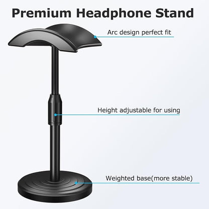 Headphone for Desk Hanger Holder Organizer Keeper Racks Storage Mount Gaming - Image 3