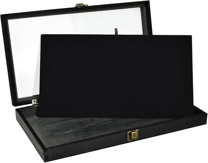 MOOCA Wooden Jewelry Display Case, Pocket Knife Display Case - Image 3