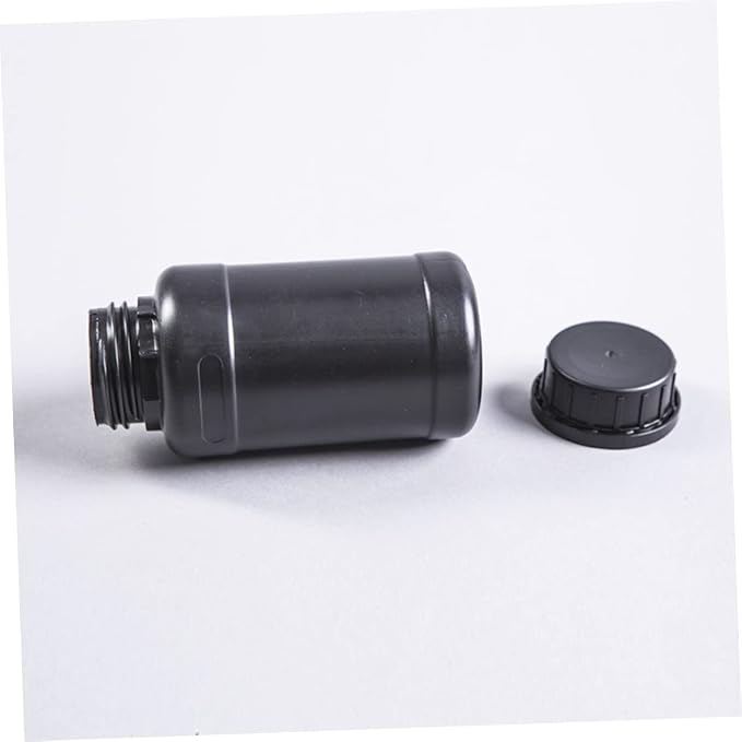 4pcs Black Plastic Chemical Storage Bottles Lightweight Hdpe Holders Sealing - Image 9