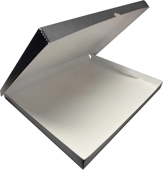 Lineco Clamshell Archival Storage Box, 11.5x14.5x1.75 Inch, Organize and Store by Lineco