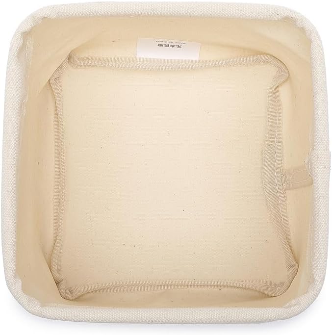 Foldable Storage Bins with Lids Cotton Canvas Rectangular Storage Box Ideal - Image 6