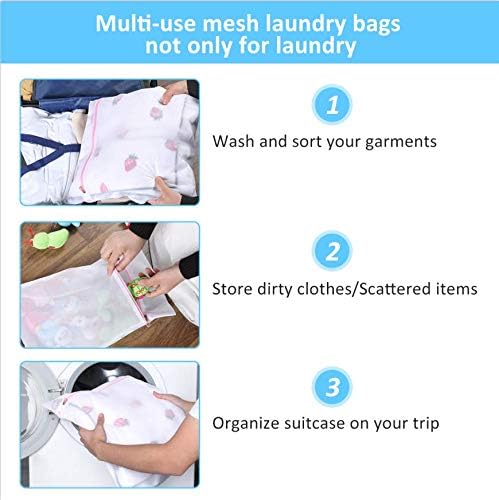 GOGOODA Mesh Laundry Bags for Delicates Durable Protective Wash Bags | Travel - Image 8