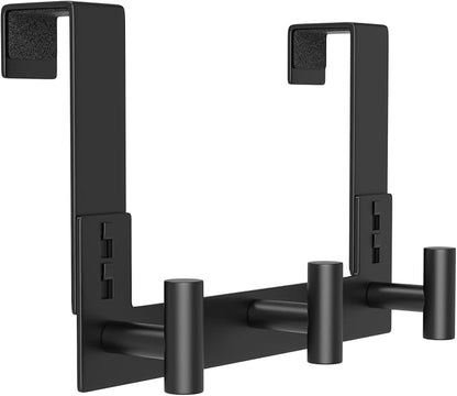 PMMASTO Over The Door Hooks, Fits 1-3/4" Thick Door No Drill Hooks by PMMASTO