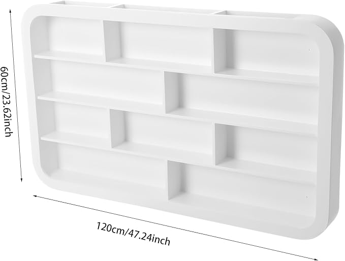 Wall Mounted Nail Polish Racks 4 Tier Hanging Nail Polish Storage Holder - Image 3