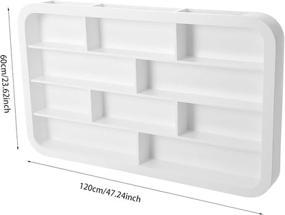Wall Mounted Nail Polish Racks 4 Tier Hanging Nail Polish Storage Holder - Image 3