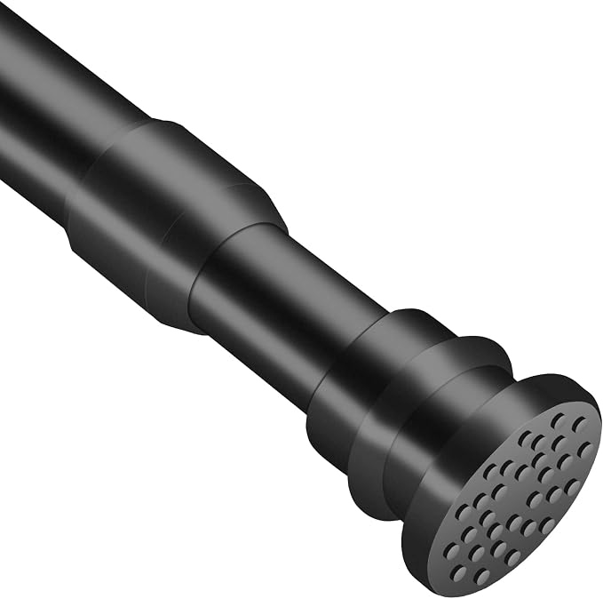 Small Tension Curtain Rods 16 to 28 Inches, Adjustable Expandable Short Shower by QILERR