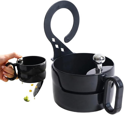 Upgraded Foldable Kitchen Sink Strainer, Sink Drain Strainer Self-Cleaning by HAEYIA