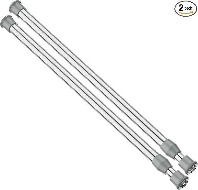 AIZESI Spring Tension Curtain Rod Short Tension Rod by AIZESITENSIONROD