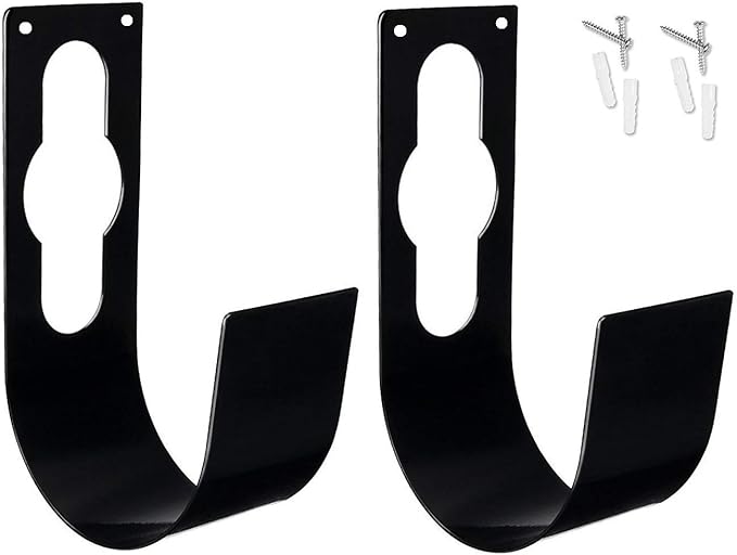 2 Pack Garden Hose Hanger Wall Mount Heavy Duty Hose Holder Hook Use by Unknown