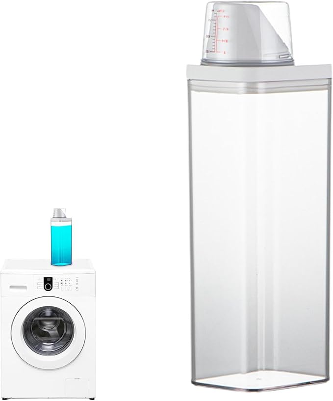 1900ml Laundry Detergent Dispenser, Fabric Softener Dispenser, Laundry Soap - Image 2