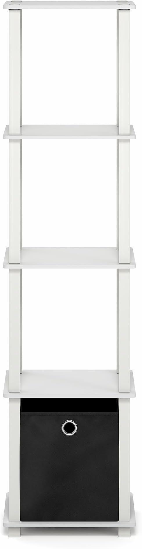 Furinno Turn-N-Tube Book Shelf, 5-Tier Square Open Frame Display Shelf - Image 7