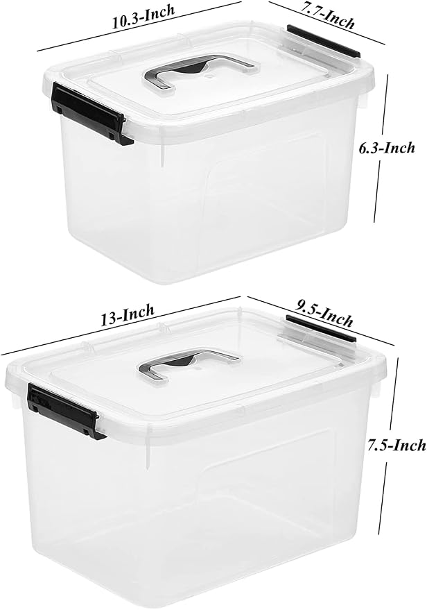 Clear Storage Latch Box/Bin - Image 2