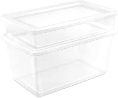 Sterilite 6 Pack Storage Box, 41 Quart Stackable Tote - Image 8