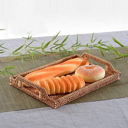 Hand-Woven Rattan Serving Tray - Image 8