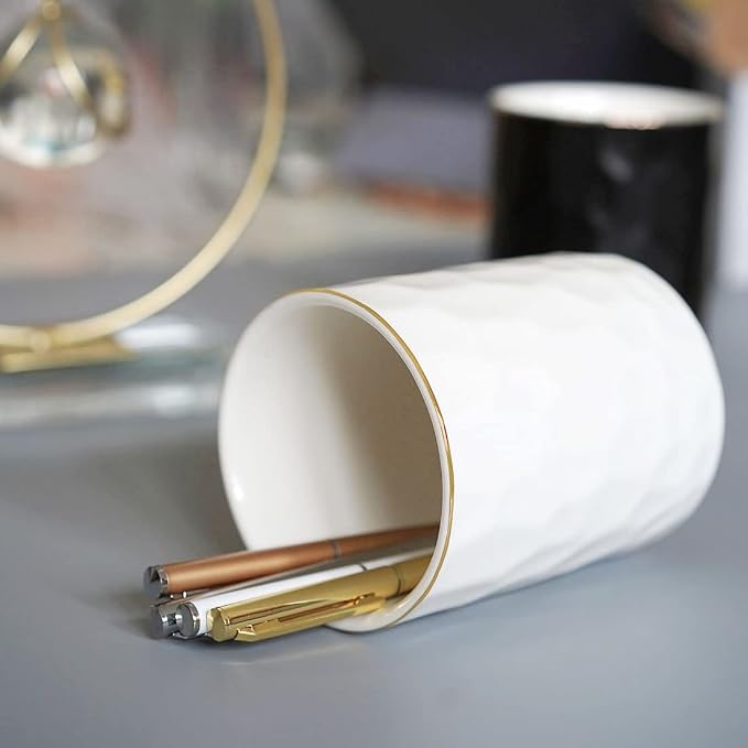 HANKOR Ceramic Pen Holder Cup Pencil Holder - Image 2